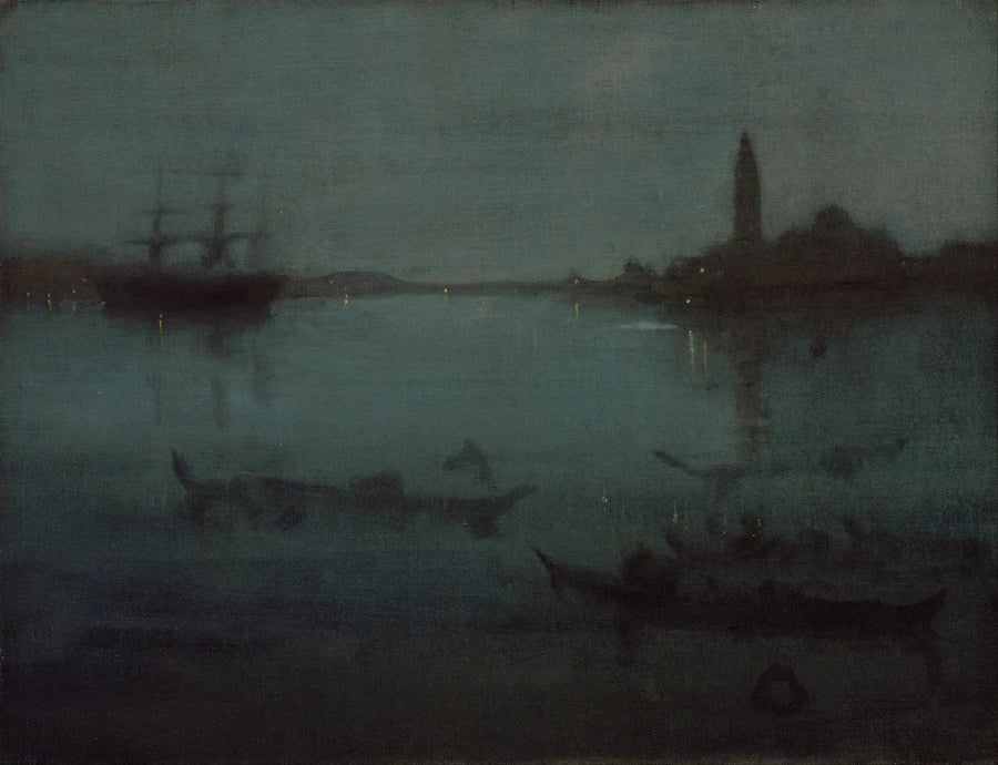 Nocturne in Blue and Silver: The Lagoon, Venice - James Abbott McNeill Whistler