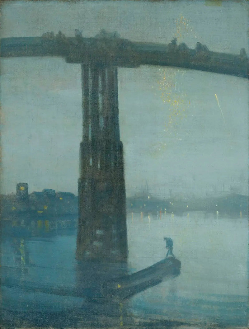 Nocturne in Blue and Gold - The Old Battersea Bridge - James Abbott McNeill Whistler