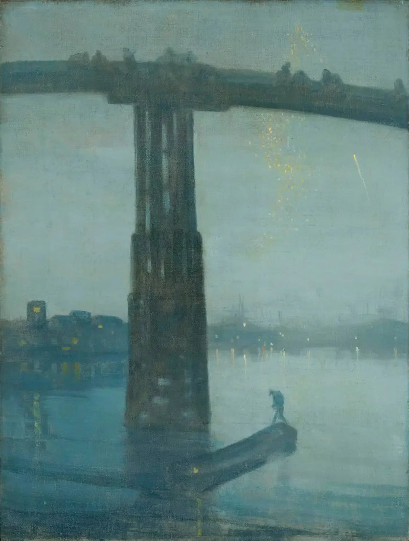 Nocturne in Blue and Gold - The Old Battersea Bridge - James Abbott McNeill Whistler