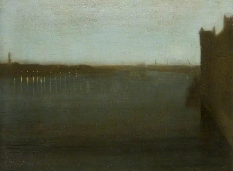 Nocturne: Gray and Gold, Westminster Bridge - James Abbott McNeill Whistler