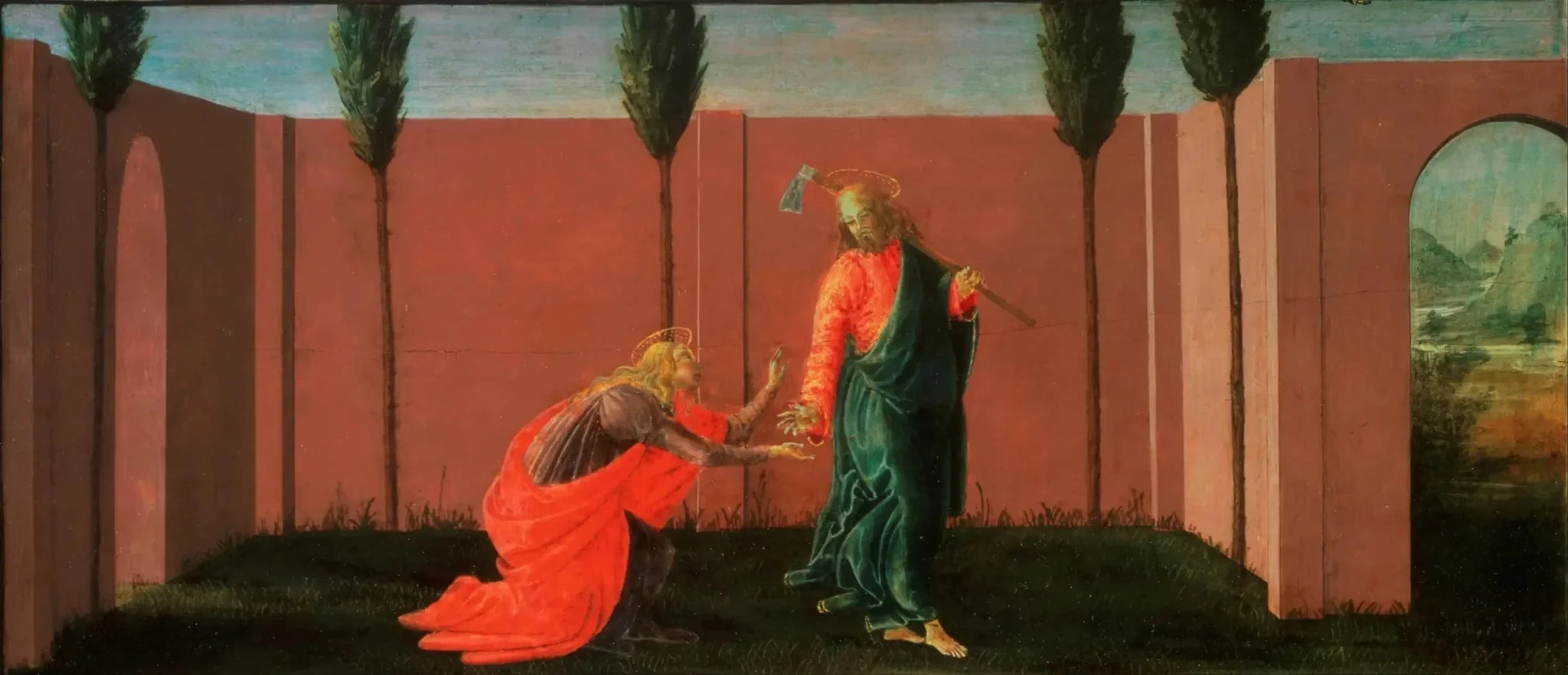 Noli me tangere de Sandro Botticelli, Philadelphia Museum of Art – reproduction peinture à l’huile sur toile