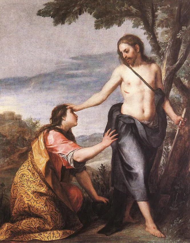 Noli me Tangere (The Christ Appearing as a Gardener to Mary Magdalene) - Alonso Cano