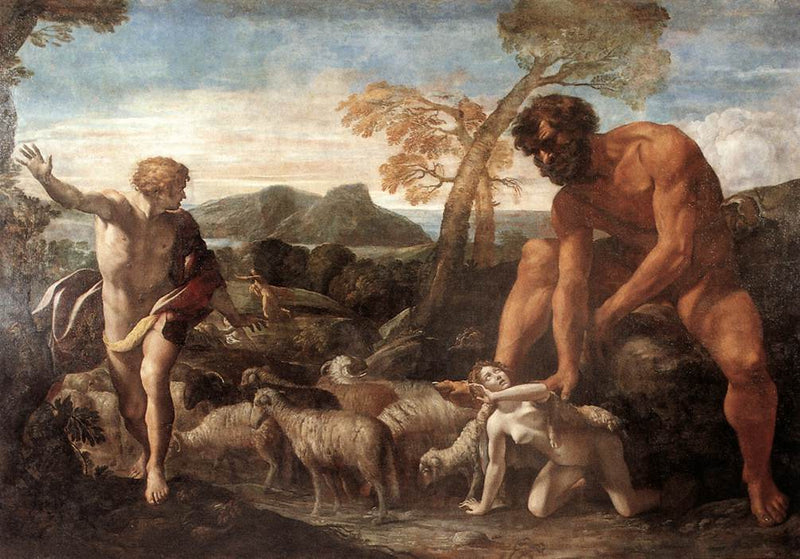 Norandino and Lucina discovered by the Ogre - Giovanni Lanfranco