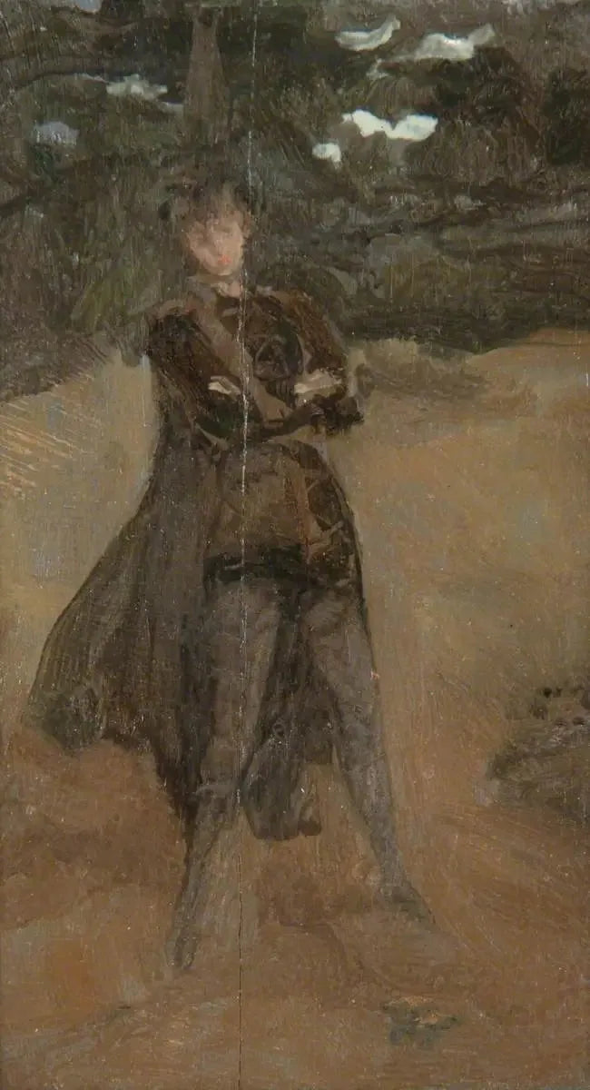Green and Brown Note: Orlando at Coombe - James Abbott McNeill Whistler