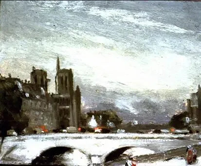 Notre Dame and the Seine - Robert Henri