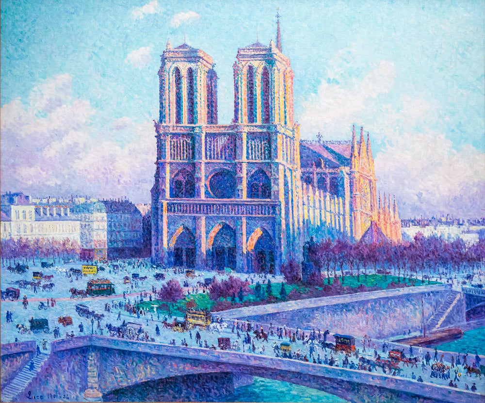 Notre-Dame vue du quai Saint-Michel - Maximilien Luce - Alpha Reproduction