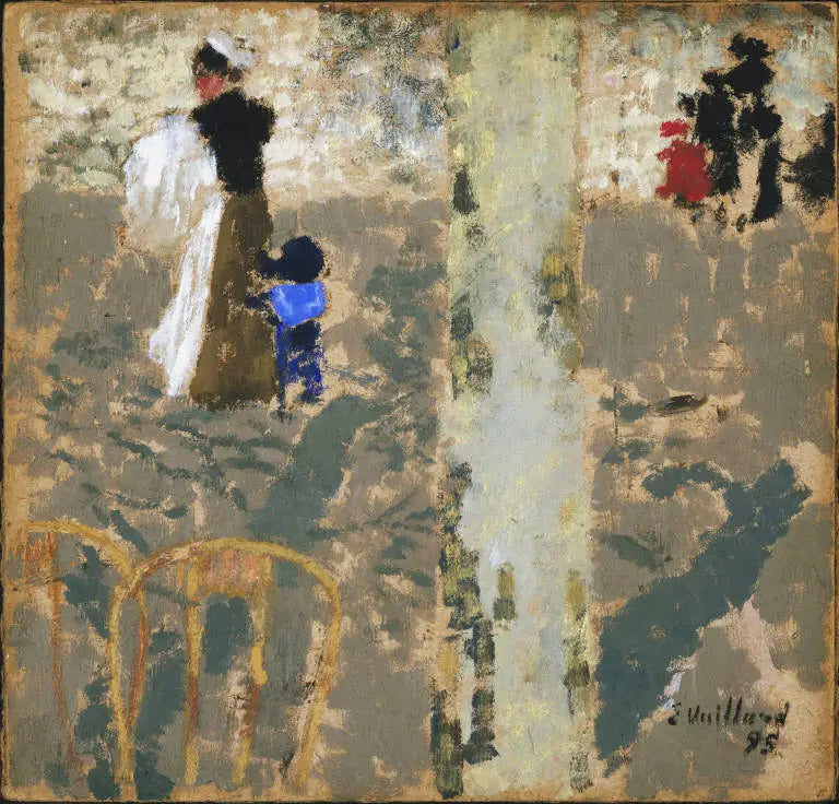 Nursemaid and child in sailor suit - Édouard Vuillard
