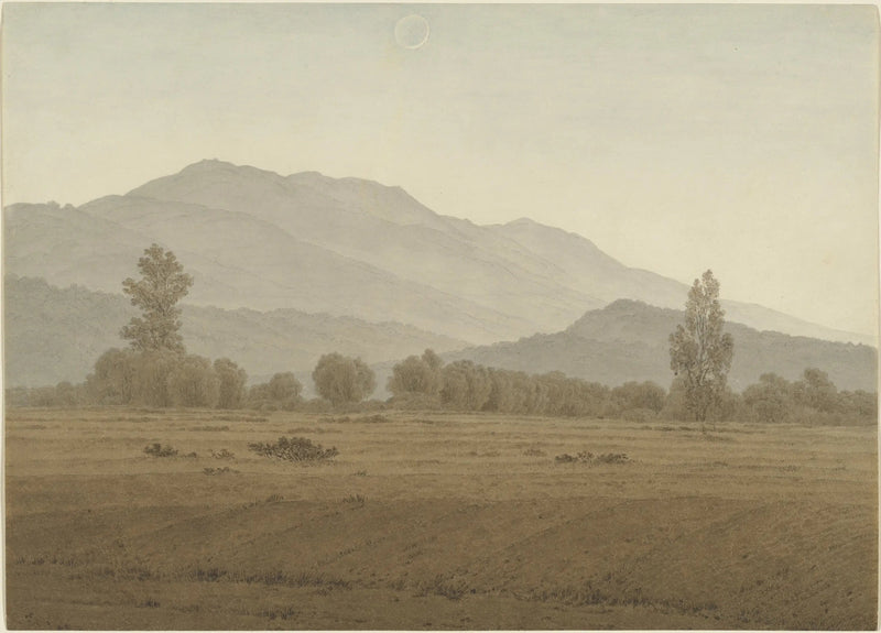 New Moon over the Giant Mountains - Caspar David Friedrich