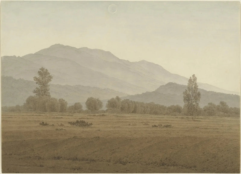 New Moon over the Giant Mountains - Caspar David Friedrich