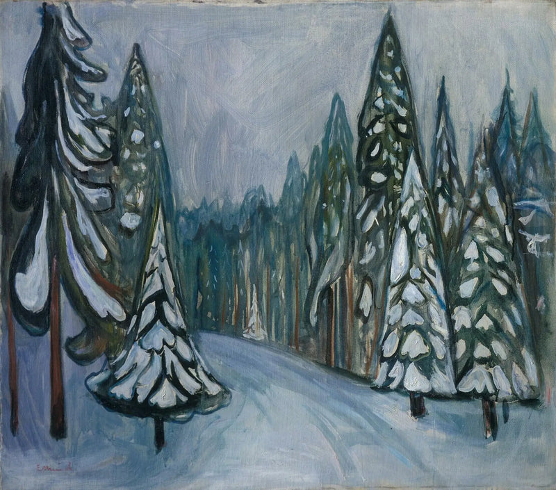 New Snow - Edvard Munch