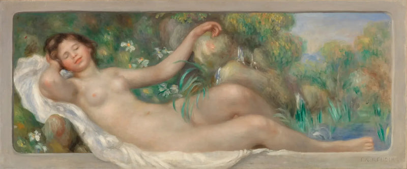 Reclining Nude (The Source) - Pierre-Auguste Renoir
