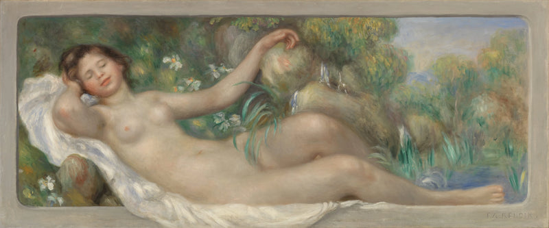 Reclining Nude (The Source) - Pierre-Auguste Renoir