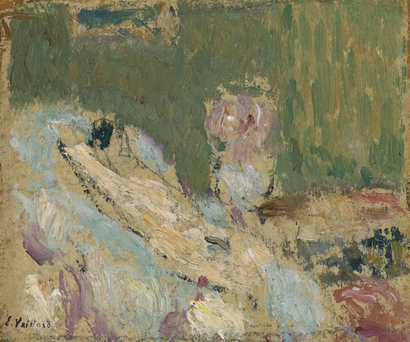 Nude reclining on a sofa - Édouard Vuillard