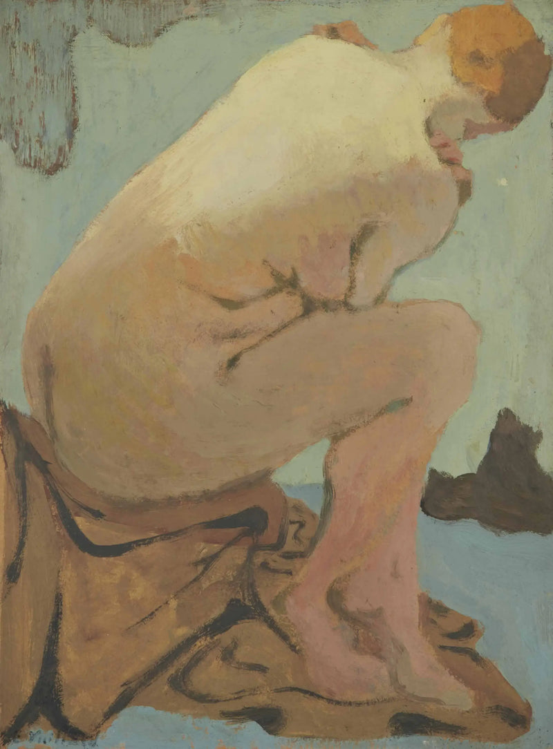 Nude Sitting - Édouard Vuillard