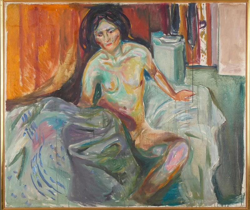 Sitting Nude: Morning - Edvard Munch