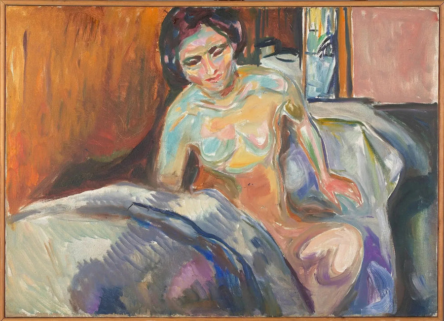 Sitting Nude: Morning - Edvard Munch