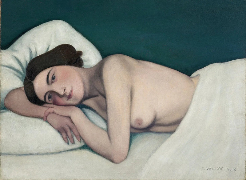 Nude in Bed - Félix Vallotton