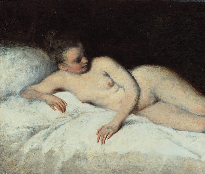 Reclining Nude - Antoine Watteau