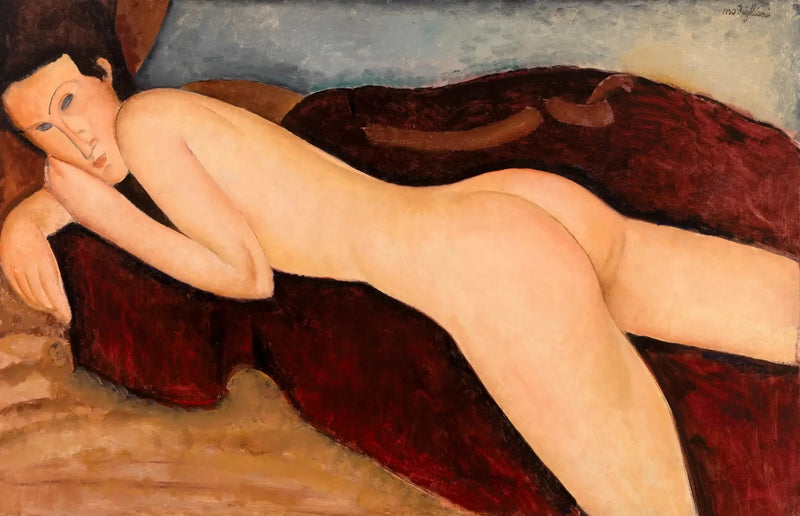 Reclining Nude Seen from Behind - Amedeo Modigliani