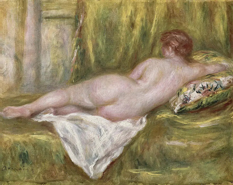 Reclining Nude, Seen from the Back - Pierre-Auguste Renoir