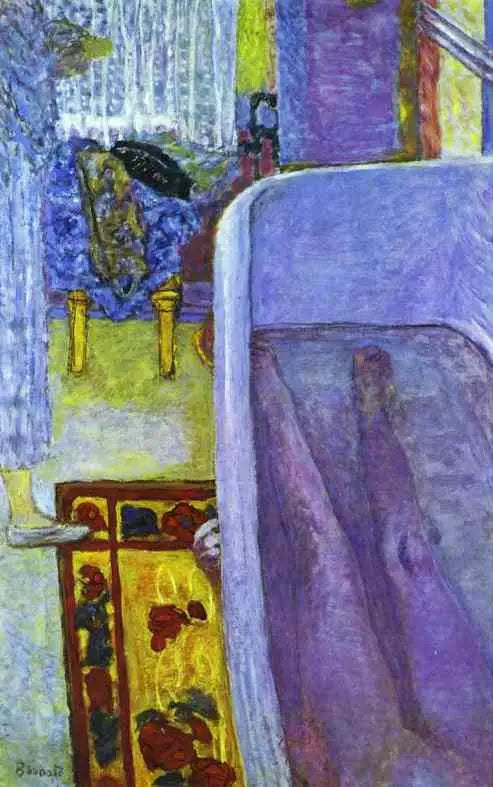 Nude in the Bathtub - Pierre Bonnard