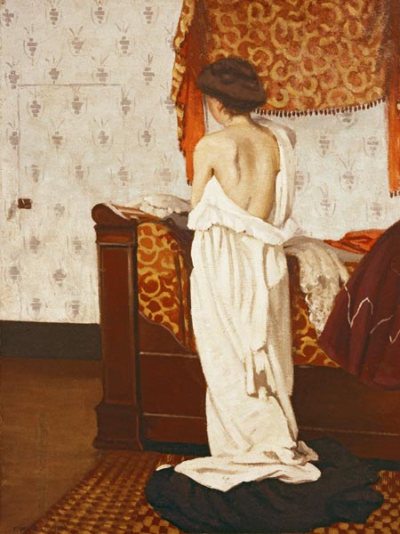 Nude from behind in an interior - Félix Vallotton