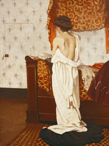 Nude from behind in an interior - Félix Vallotton