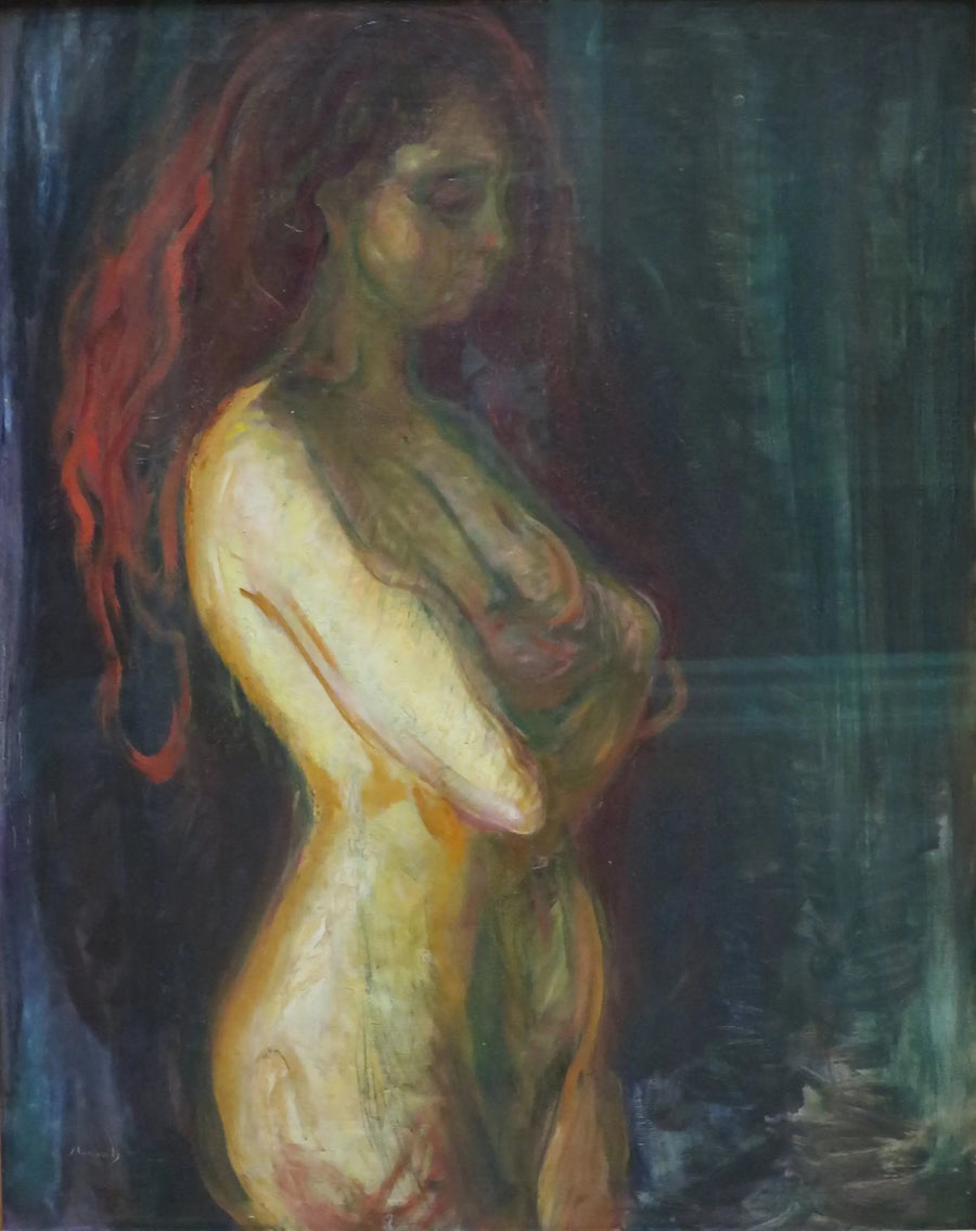 Nude in Profile Turned to the Right - Edvard Munch