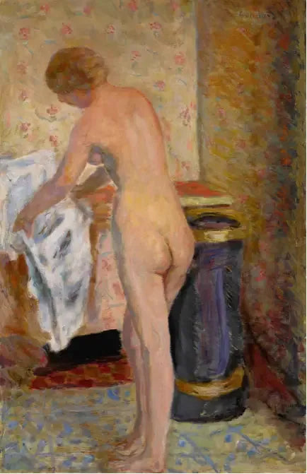 Standing Nude with Towel - Pierre Bonnard