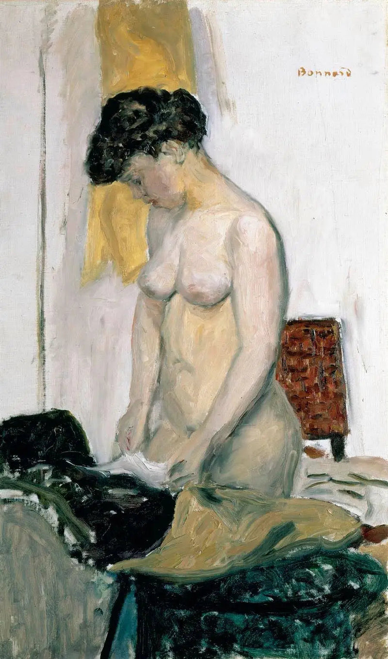 Standing Nude, in Profile - Pierre Bonnard
