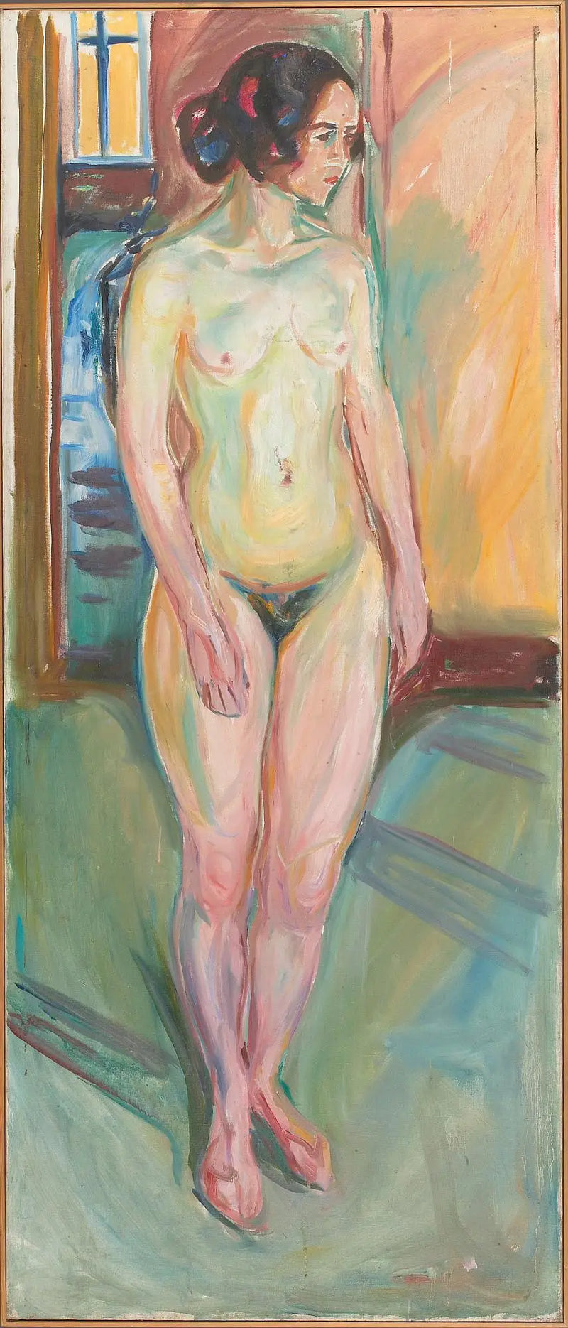 Standing Nude: Noon - Edvard Munch