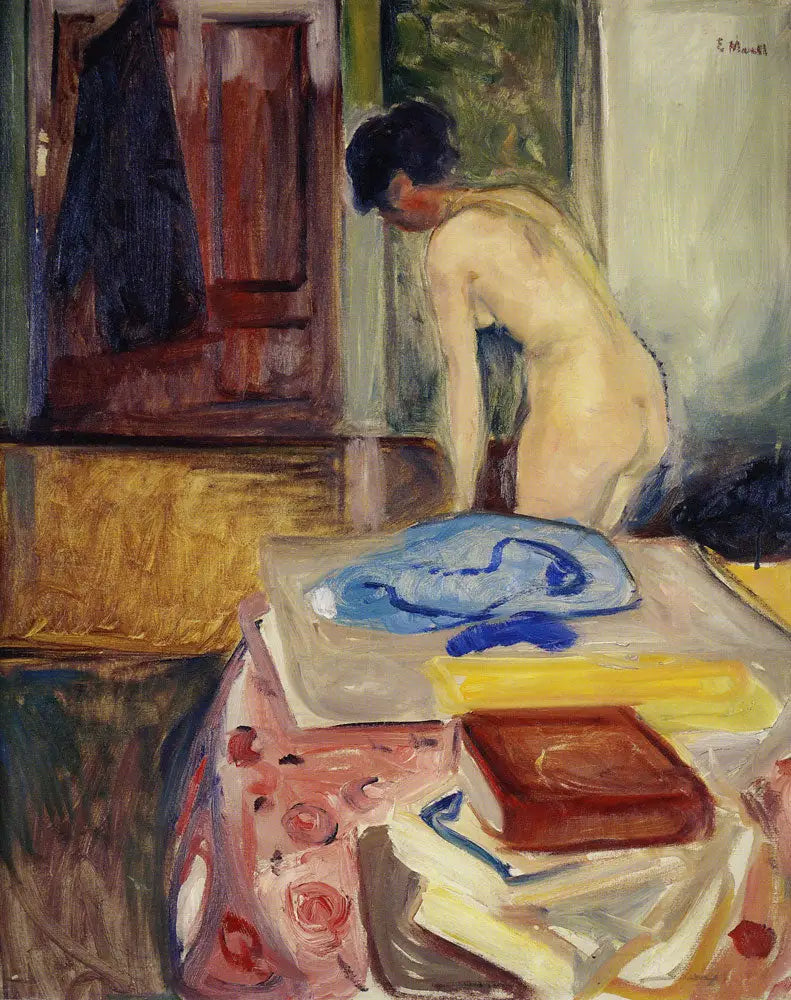 Nude in Interior - Edvard Munch