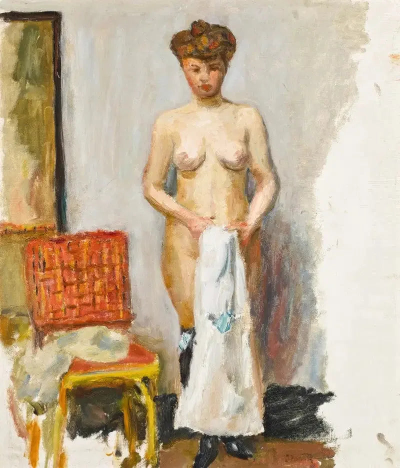 Nude. The Red Chair - Pierre Bonnard