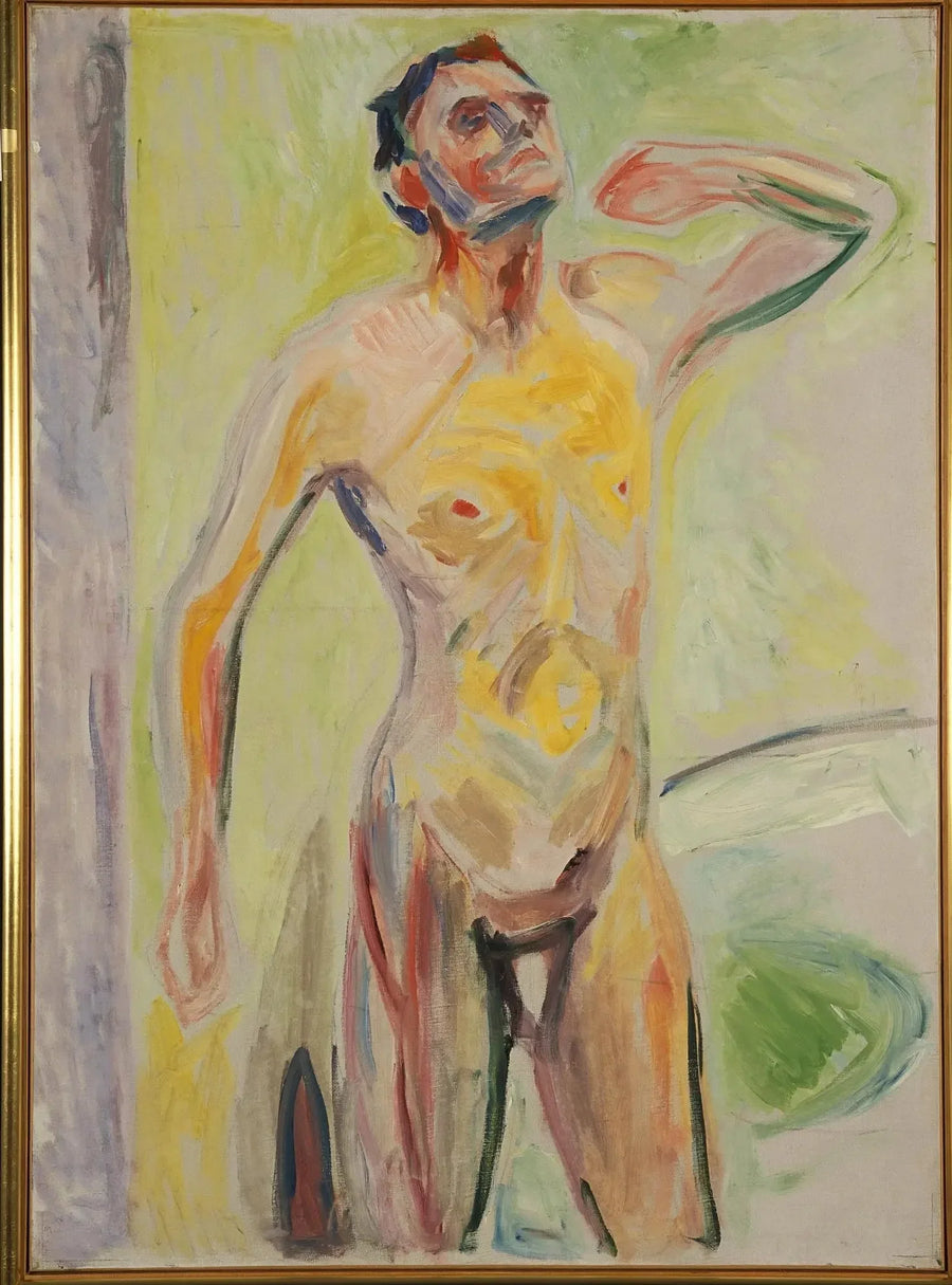 Male Nude - Edvard Munch