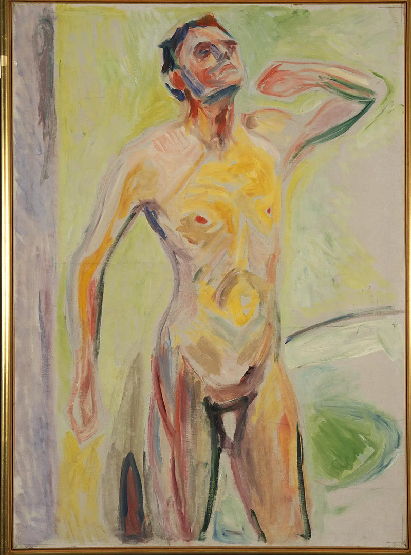 Male Nude - Edvard Munch