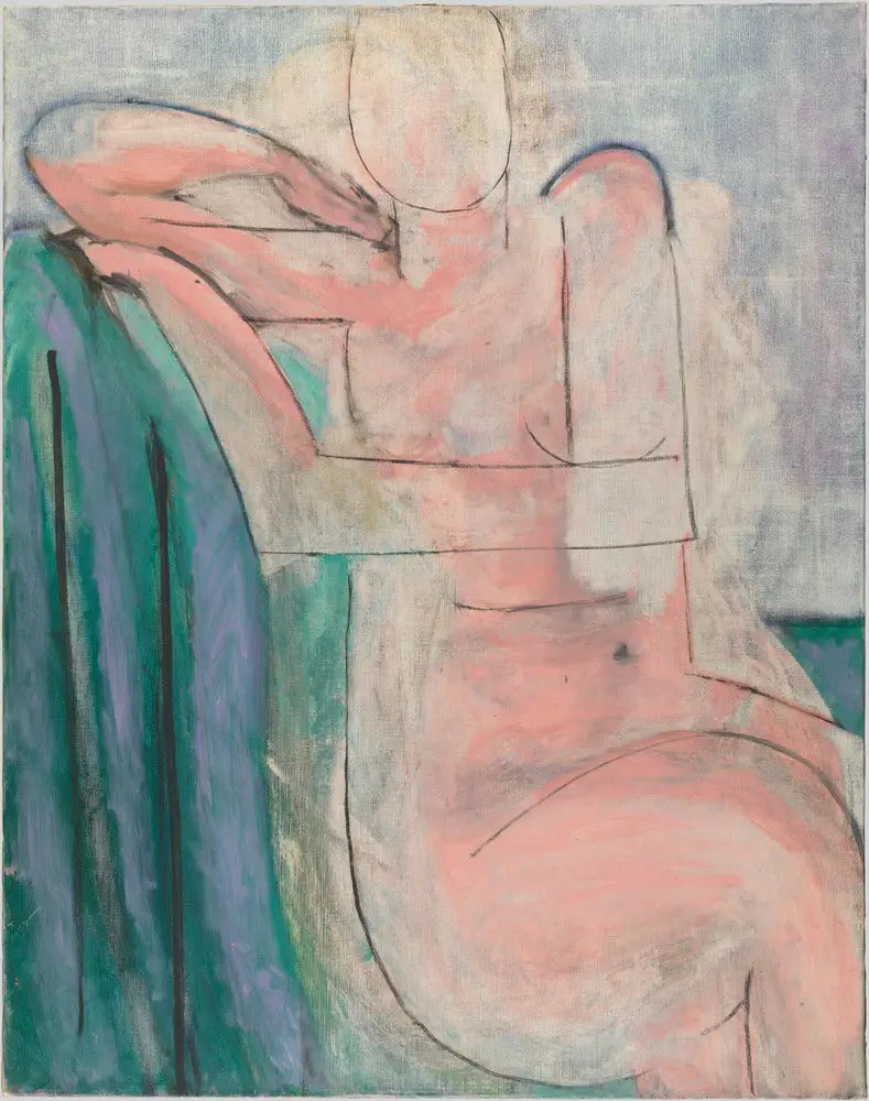 Pink Nude Sitting - Henri Matisse