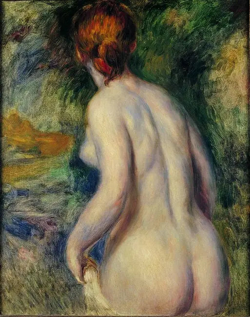 Nude Seen from Behind - Pierre-Auguste Renoir