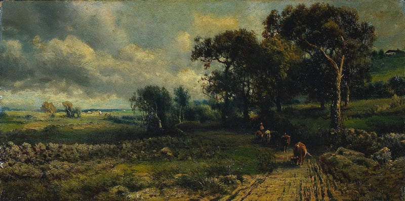 Fluffy Clouds - George Inness