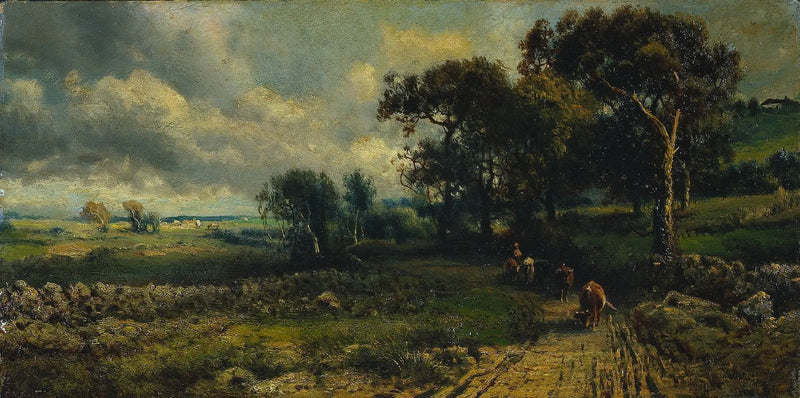 Fluffy Clouds - George Inness