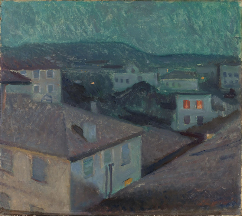 Night in Nice - Edvard Munch