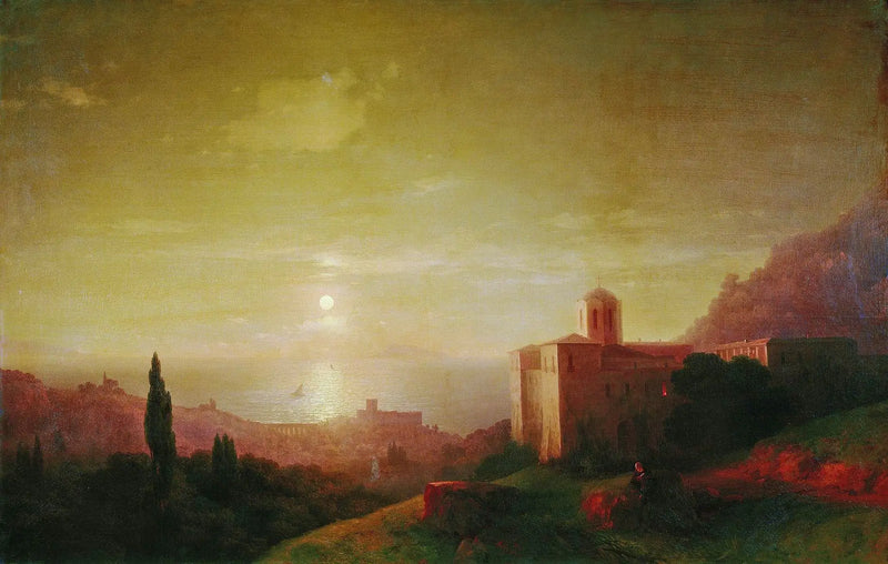 Moonlit Night by the Sea in Crimea - Ivan Aïvazovski