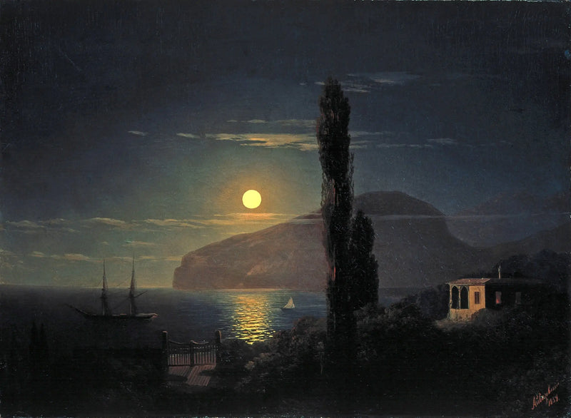 Moonlit Night in Crimea - Ivan Aïvazovski
