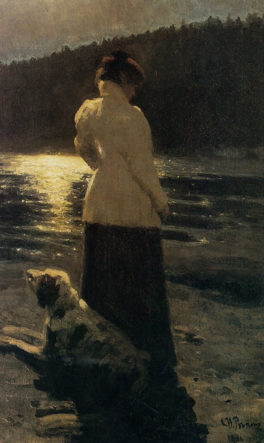 Moonlit Night. Zdravnevo - Ilya Repin