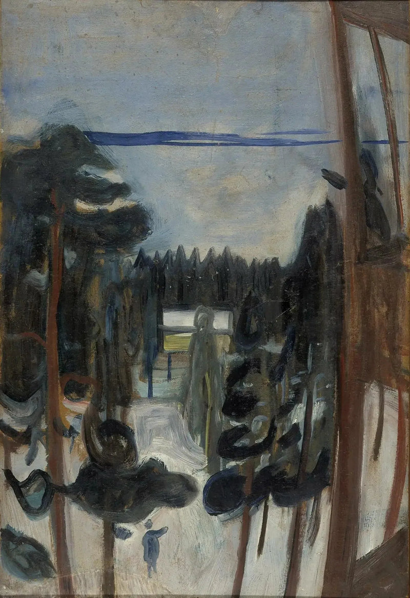 Winter Night - Edvard Munch