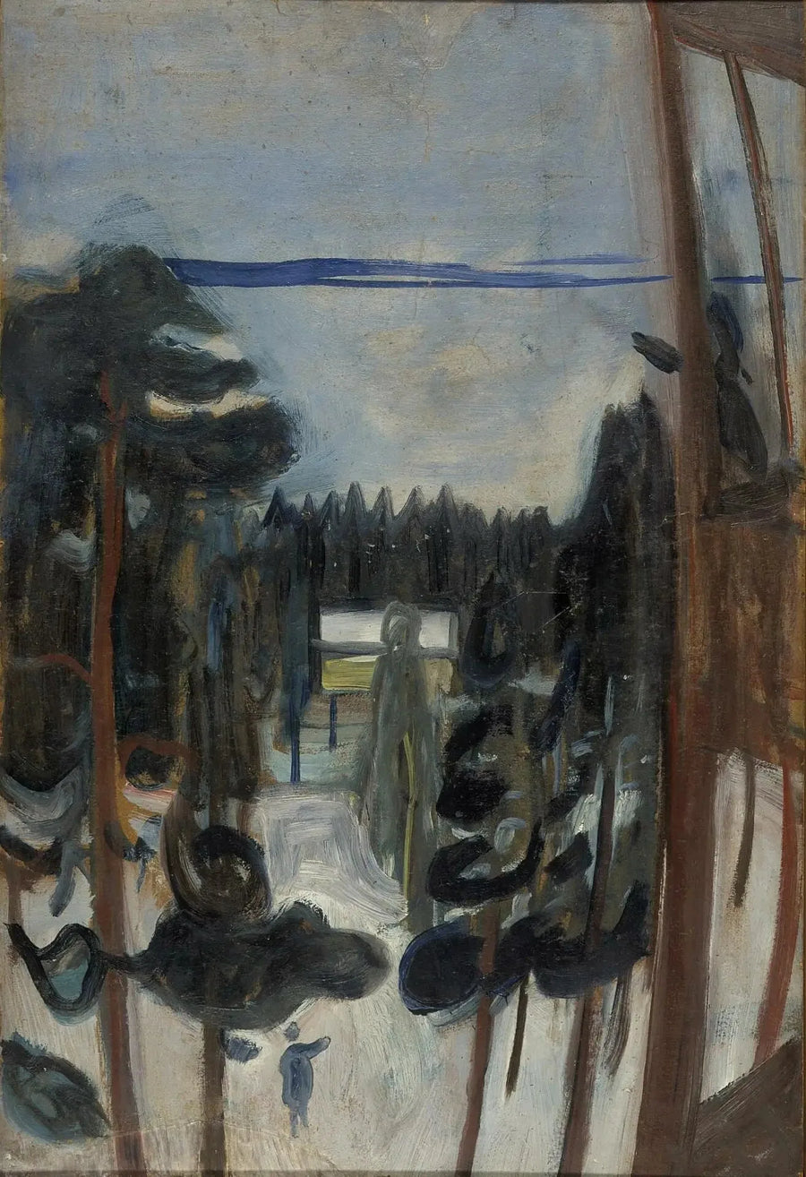 Winter Night - Edvard Munch
