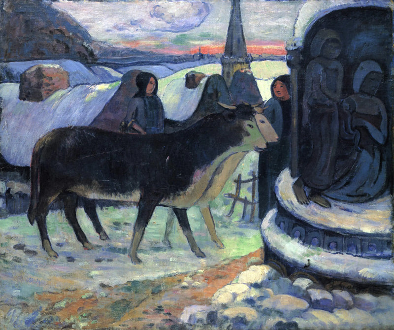 Christmas Night, The Blessing of the Oxen - Paul Gauguin