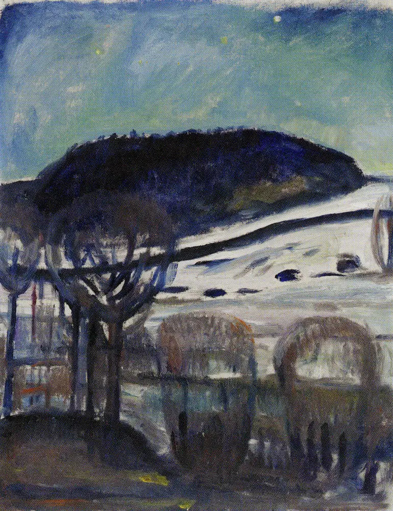 Winter Night - Edvard Munch