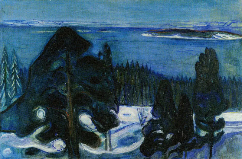 Winter Night - Edvard Munch