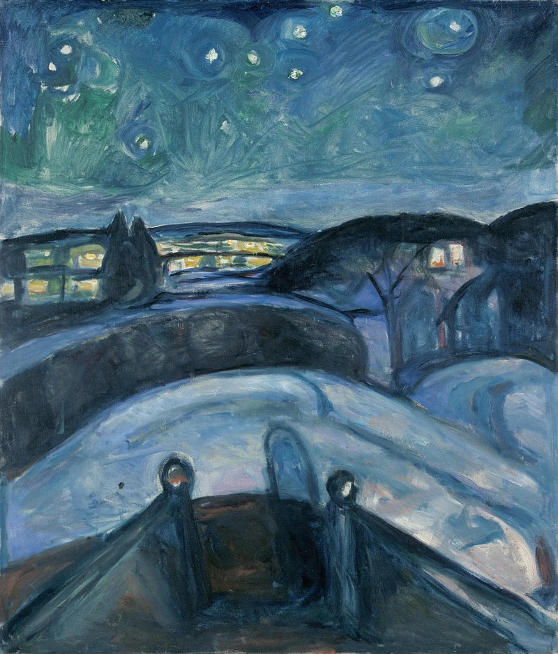 Starry Night - Edvard Munch