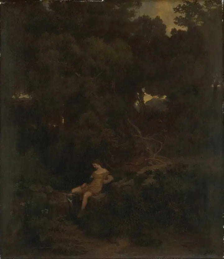 Nymphe at the spring - Arnold Böcklin